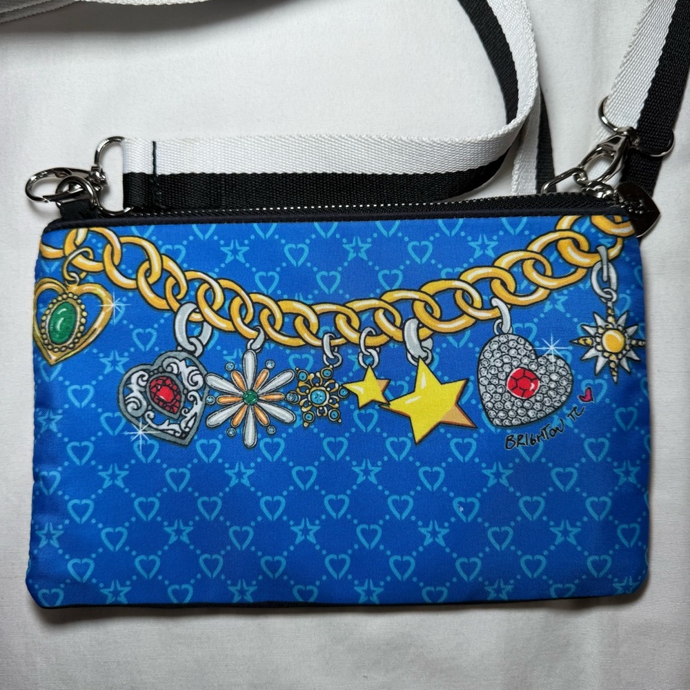 Brighton Glam Girl Crossbody Pouch Bag Purse Tom Clancy Fashionista NWOT - Picture 5 of 6